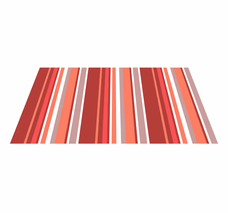 Bold Striped Canvas striped vinyl rug - TenStickers