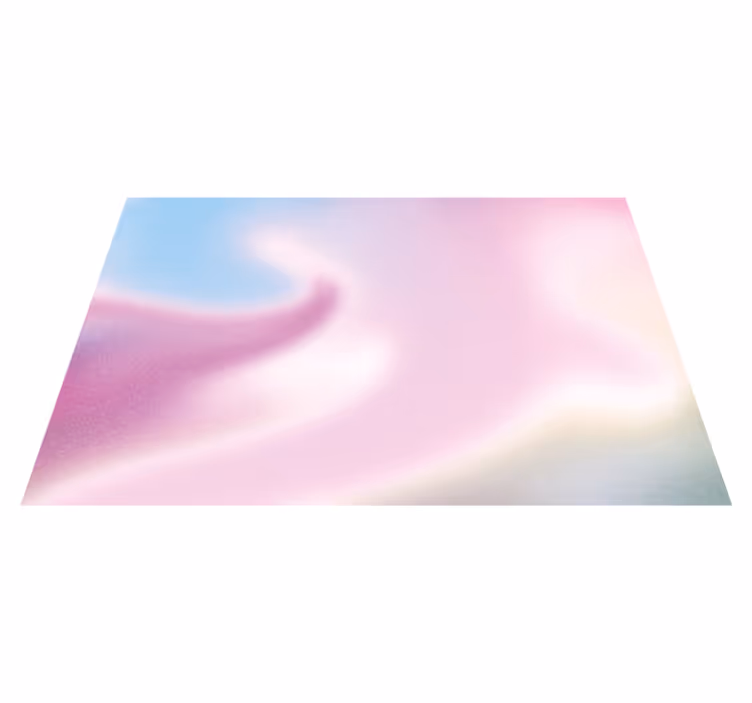 Gradient layers bathroom vinyl rug - TenStickers
