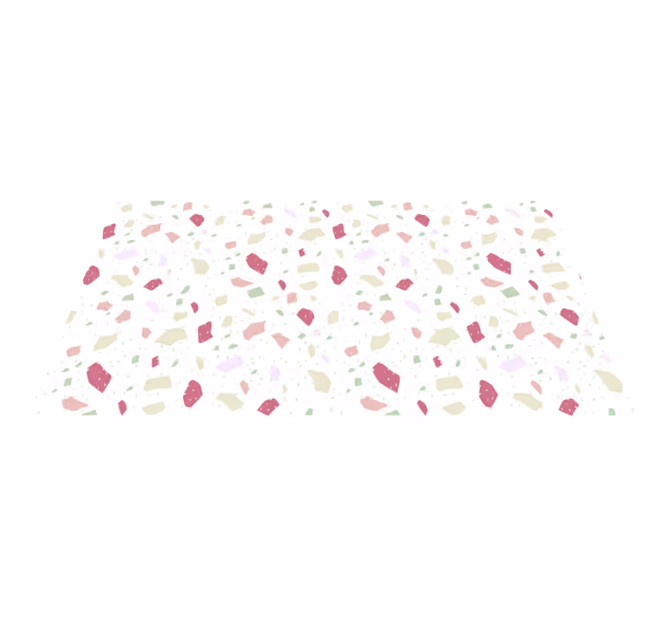 Dynamic Colorful Shapes kids vinyl rug - TenStickers