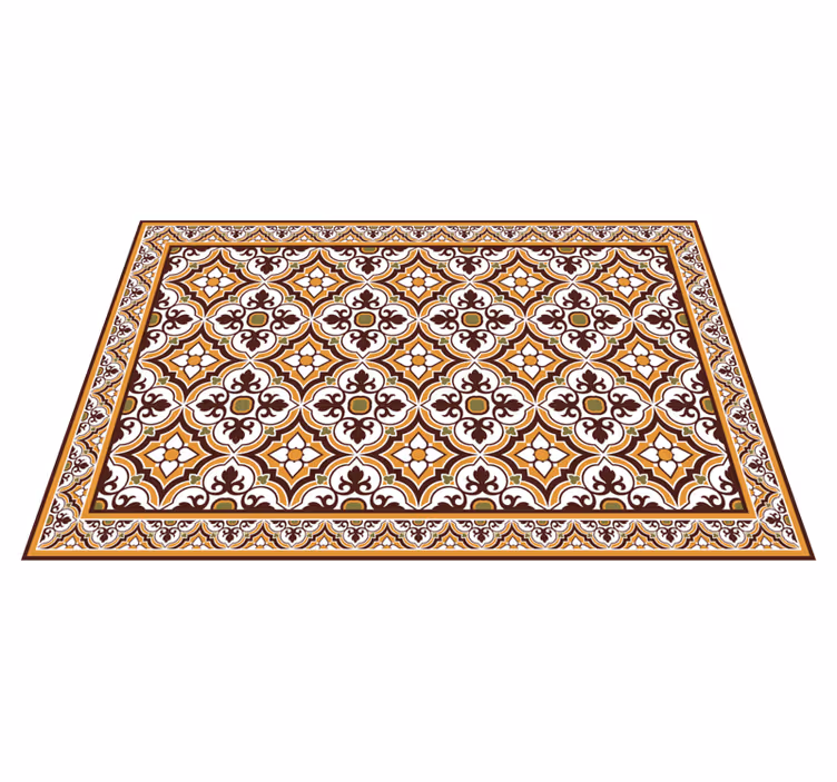 Elaborate Mosaic Arrangement tile vinyl rug - TenStickers