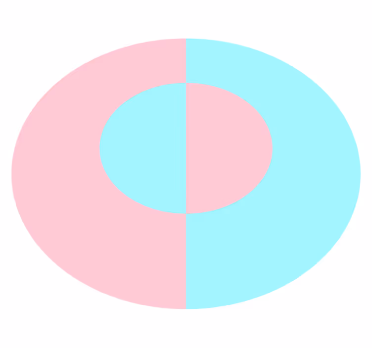 Circular Soft Hues modern vinyl rug - TenStickers