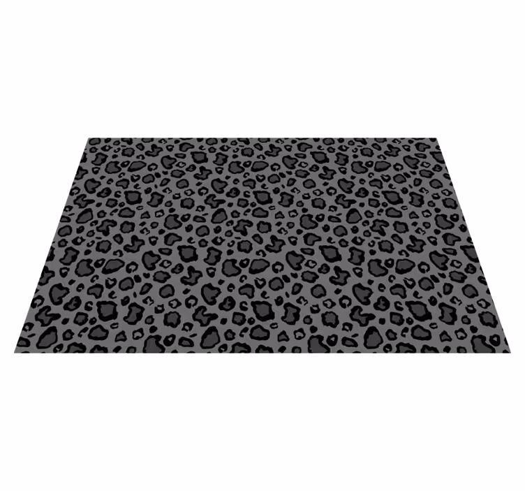 Leopard Skin Aesthetic animal print vinyl rug - TenStickers