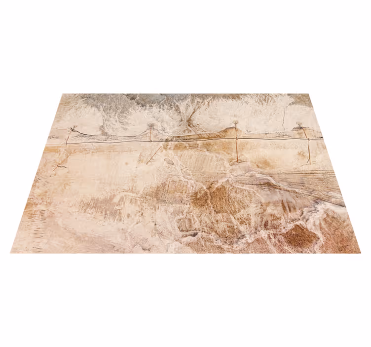 Stone effect vinyl rug natural stone finish - TenStickers