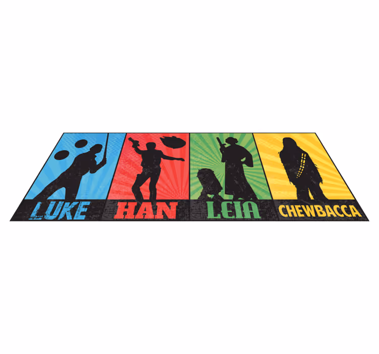 Heroes Journey game vinyl rug - TenStickers