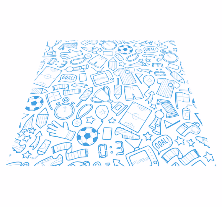 Sporting Elements game vinyl rug - TenStickers