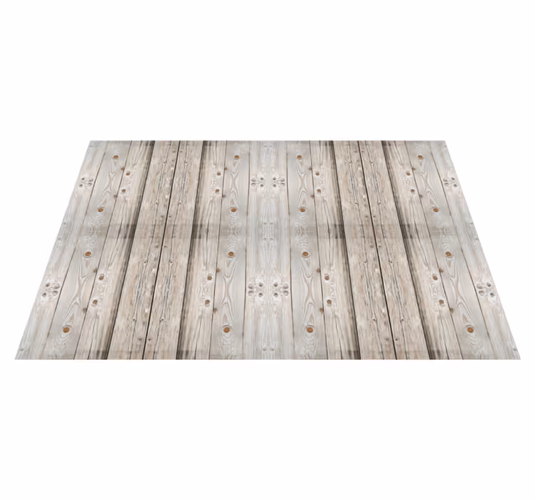 Aged Timber Boards wood effect vinyl rug - TenStickers