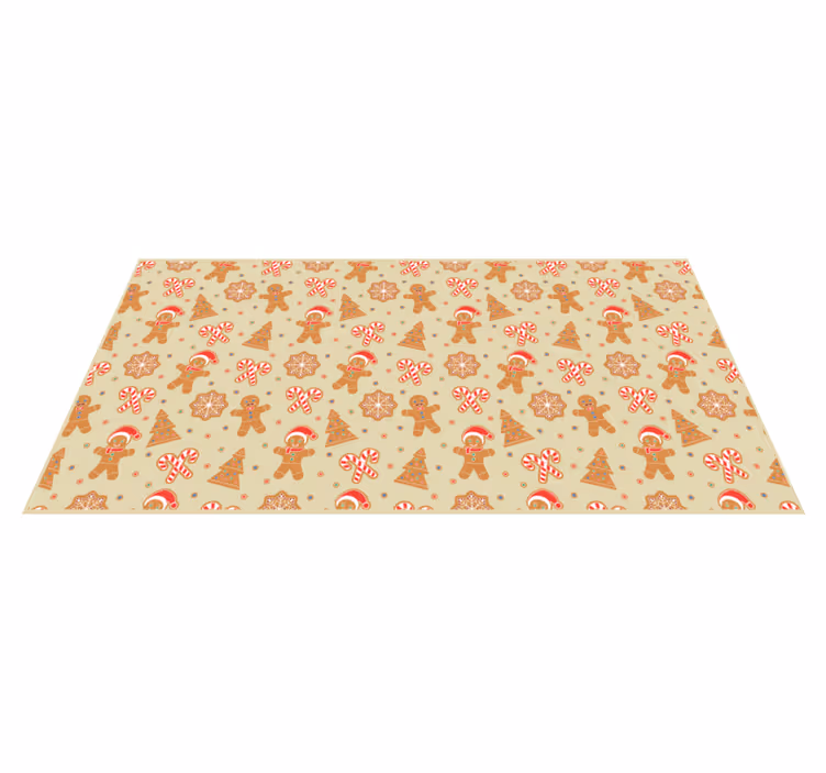 Festive Holiday Patterns Christmas carpet runner - TenStickers