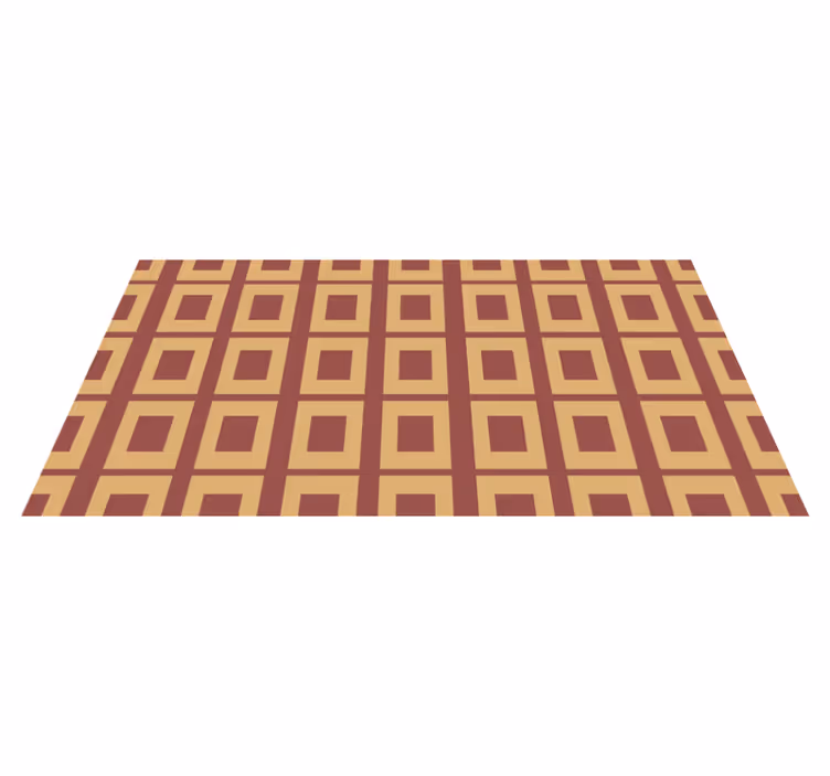 Geometric Squares geometric rug - TenStickers