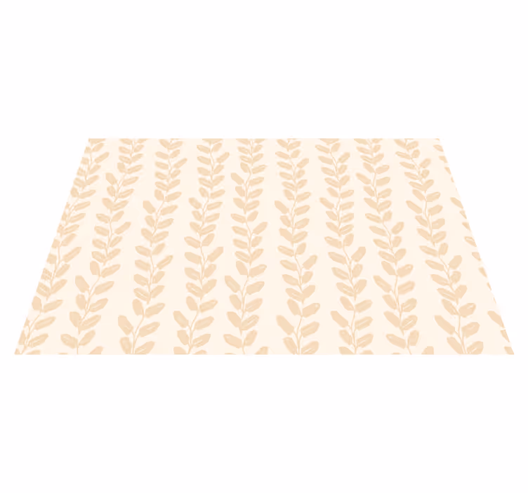 Botanical Pattern floral rug - TenStickers