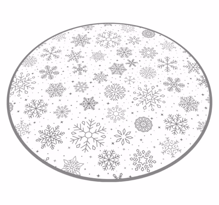 Holiday Snowflakes Christmas carpet runner - TenStickers