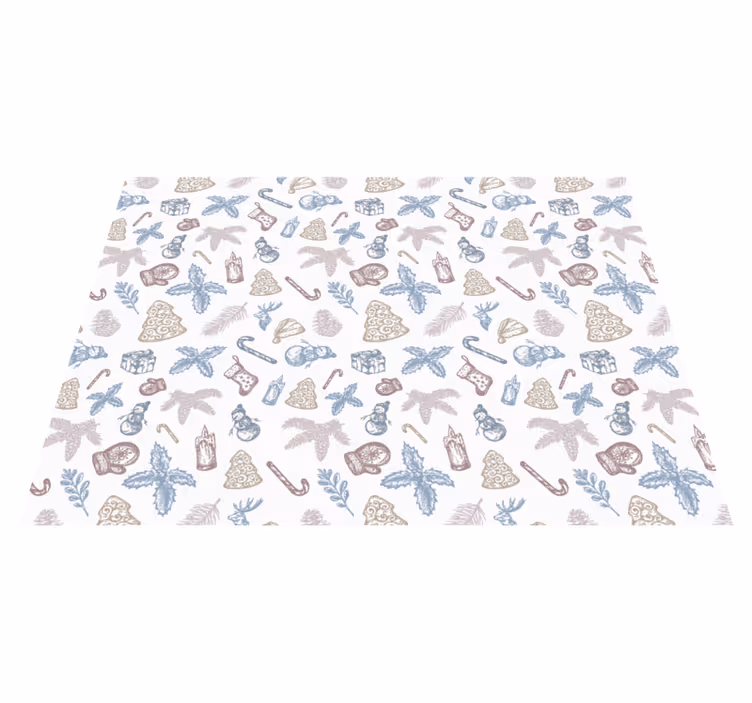 Whimsical Patterned kids rug - TenStickers