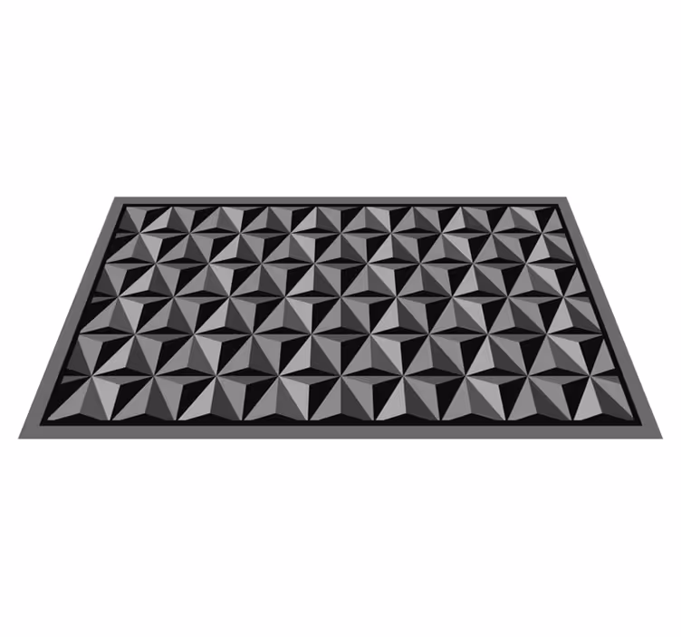 Geometric Patterns geometric vinyl rug - TenStickers