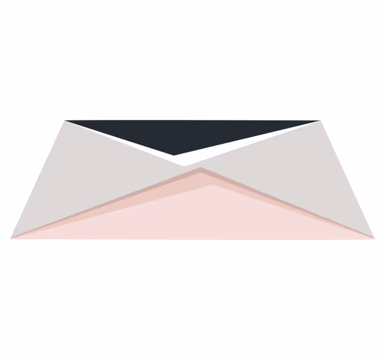 Geometric Shapes geometric vinyl rug - TenStickers