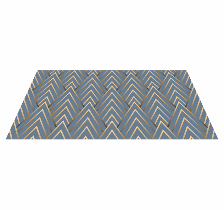 Geometric Chevron Pattern geometric rugs - TenStickers