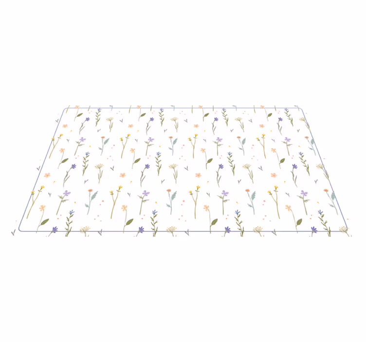 Small spring twigs Small spring branches nature rug - TenStickers