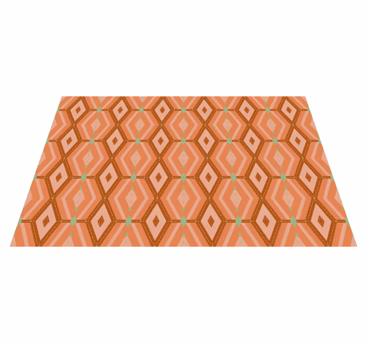 Geometric Pattern Harmony geometric vinyl rug - TenStickers