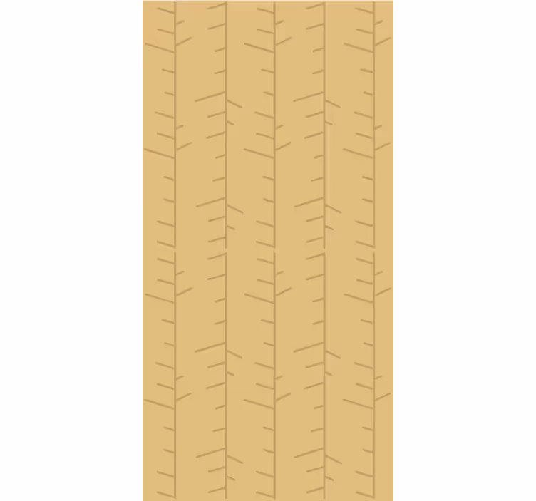 Stylized minimalist pattern wallpaper of a tree - TenStickers