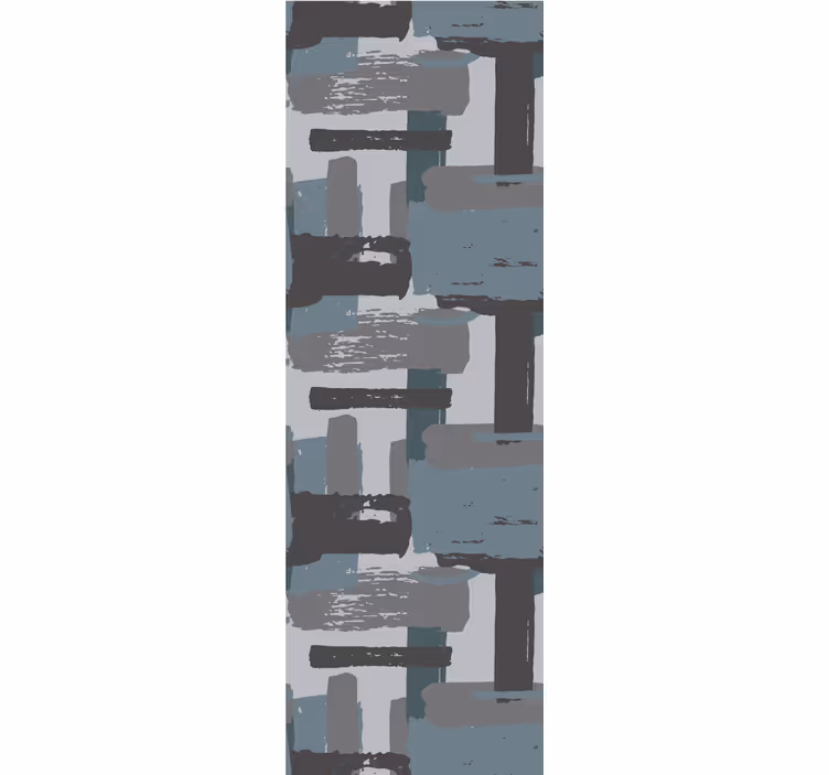 Grey paint strokes abstract wallpaper - TenStickers