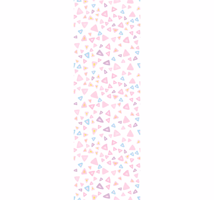 Pastel triangle pattern triangles wallpaper - TenStickers