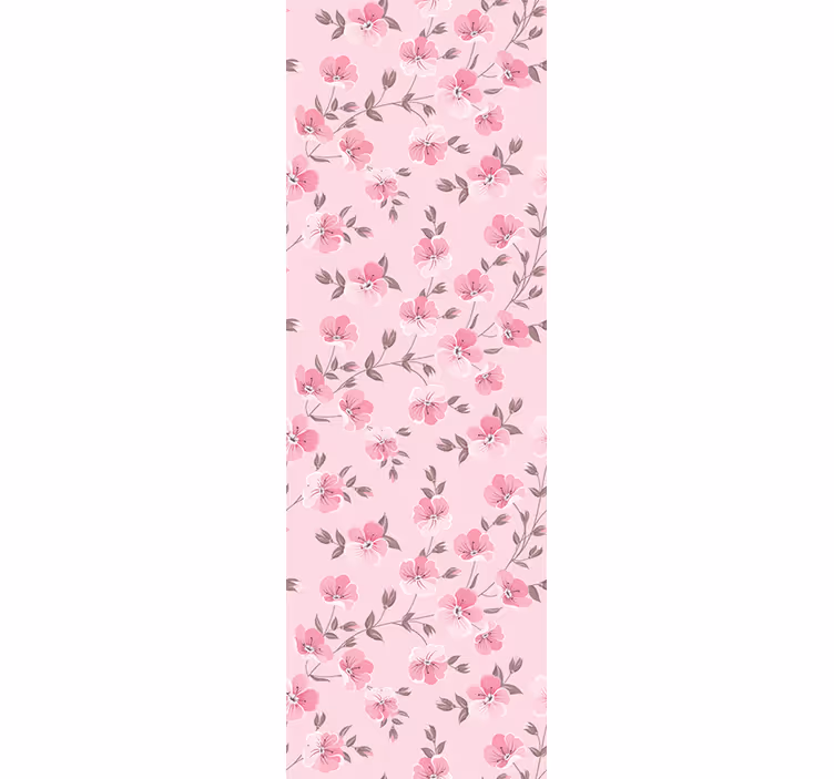 Pink Floral Arrangement flowers wallpaper - TenStickers