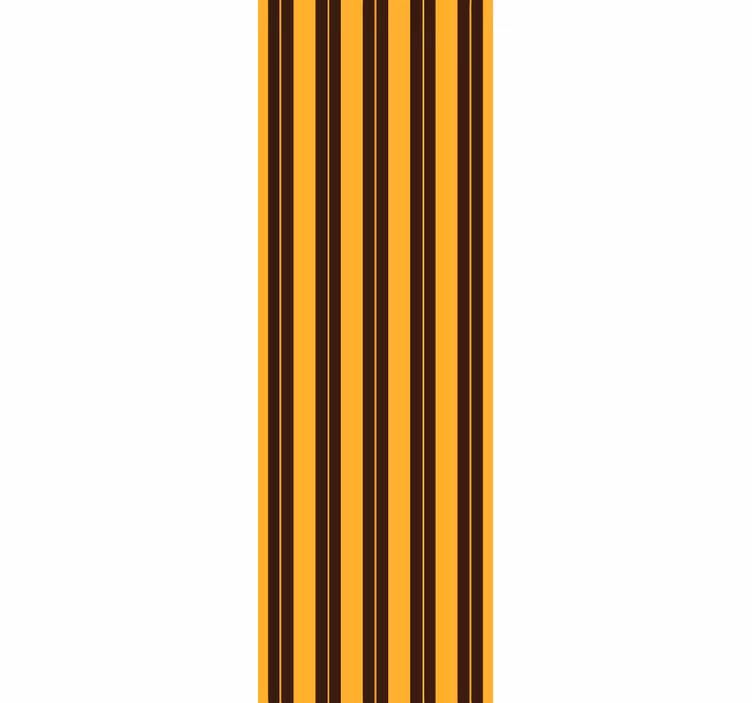 Black mustard stripes wallpaper striped - TenStickers
