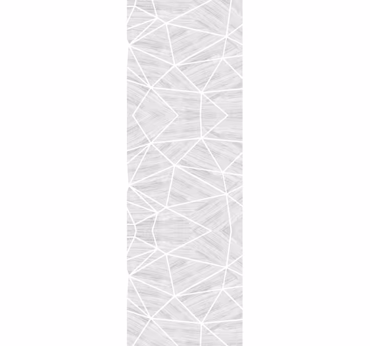 Grey lines across wallpaper geometric - TenStickers