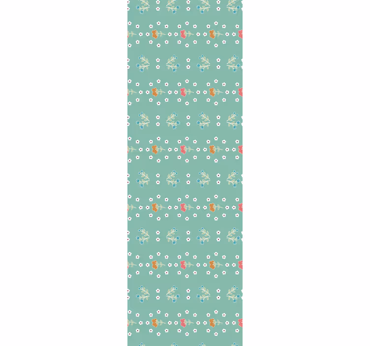 Sweet Floral Accents flowers wallpaper - TenStickers