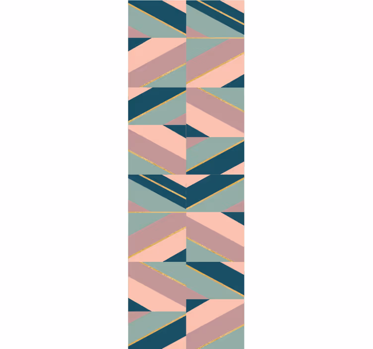 Abstract pastel angles wallpaper geometric - TenStickers