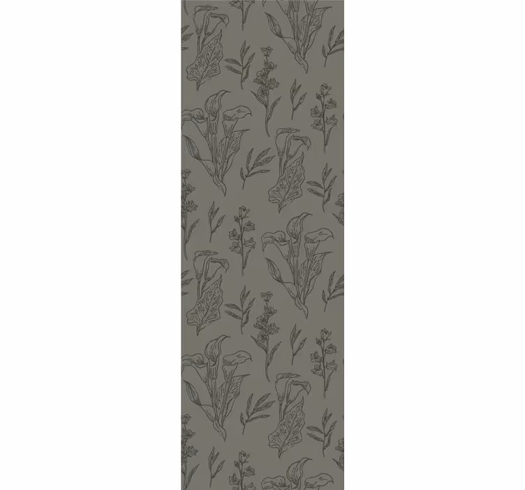 Floral Elements flowers wallpaper - TenStickers