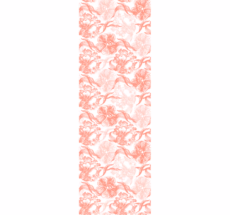 Soft bloom overlay floral wallpaper - TenStickers