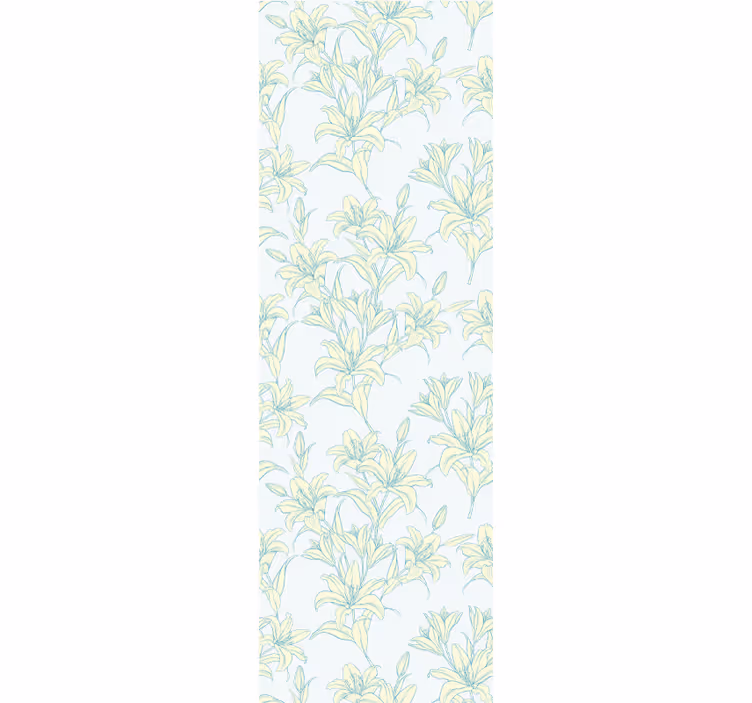 Lily Floral Embrace flowers wallpaper - TenStickers