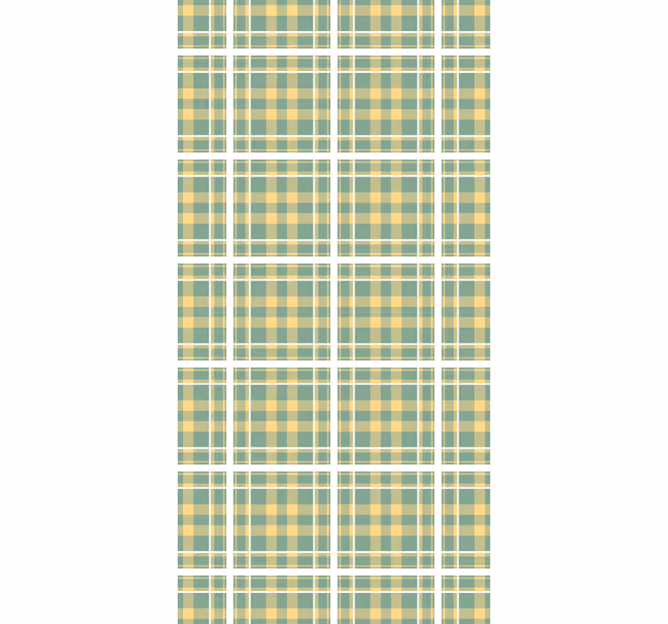 Checked Textile Inspiration textured wallpaper - TenStickers