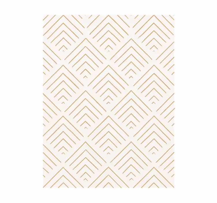 Simplistic geometric chevrons wallpaper teenage bedroom - TenStickers