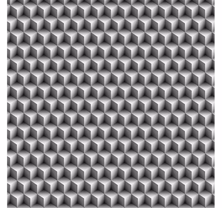 3 d wall paper grey cubes design - TenStickers