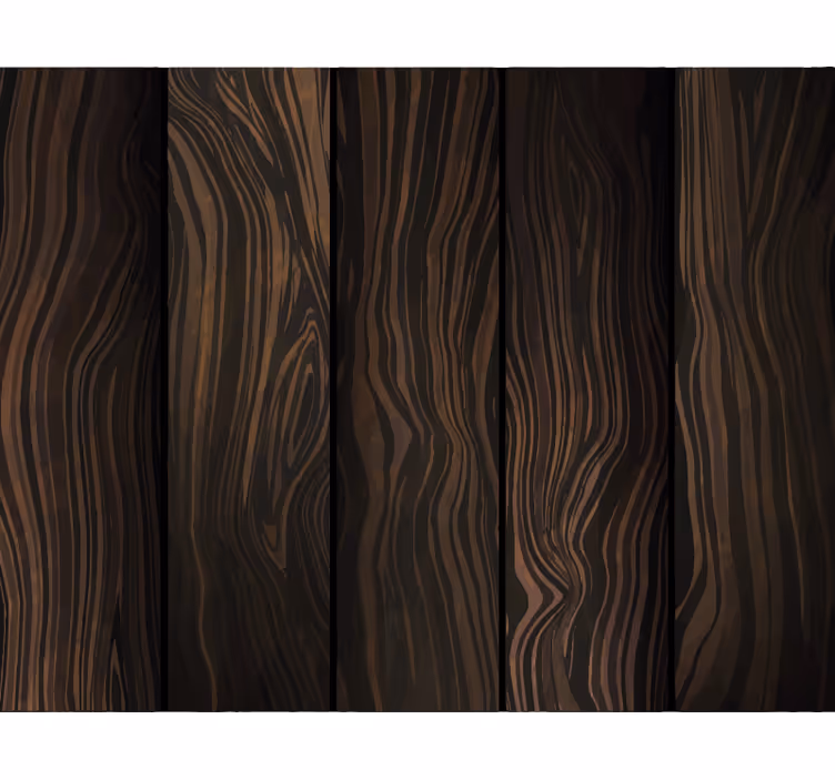 Wood effect wallpaper dark sheet pattern - TenStickers