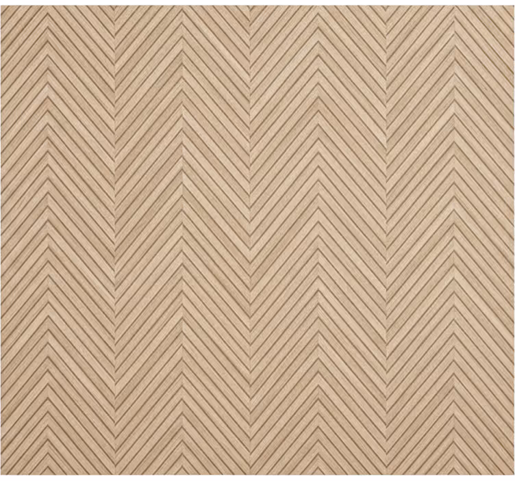 Living area wallpaper wooden chevron design - TenStickers
