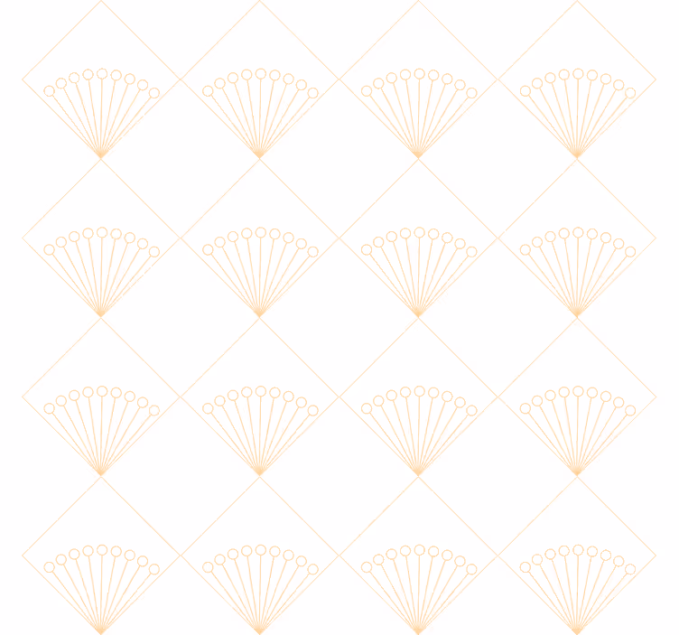 Living area wallpaper white art deco - TenStickers