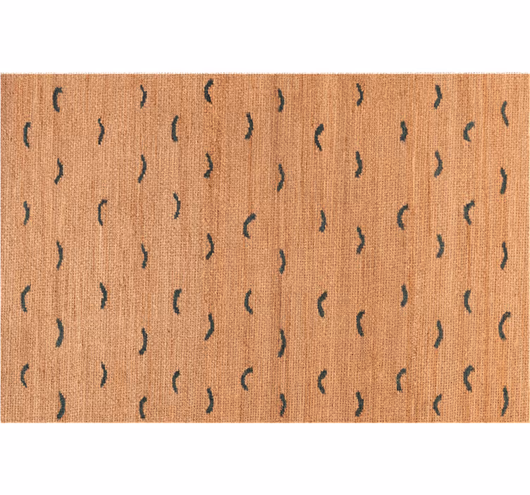 Animals wallpaper jute beige imitation - TenStickers