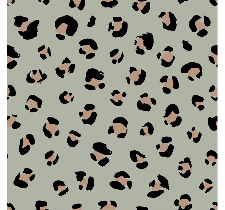 Animals wallpaper leopard print design - TenStickers