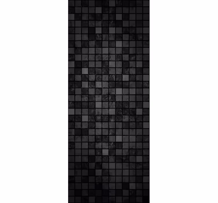 Wallpaper office black squares design - TenStickers
