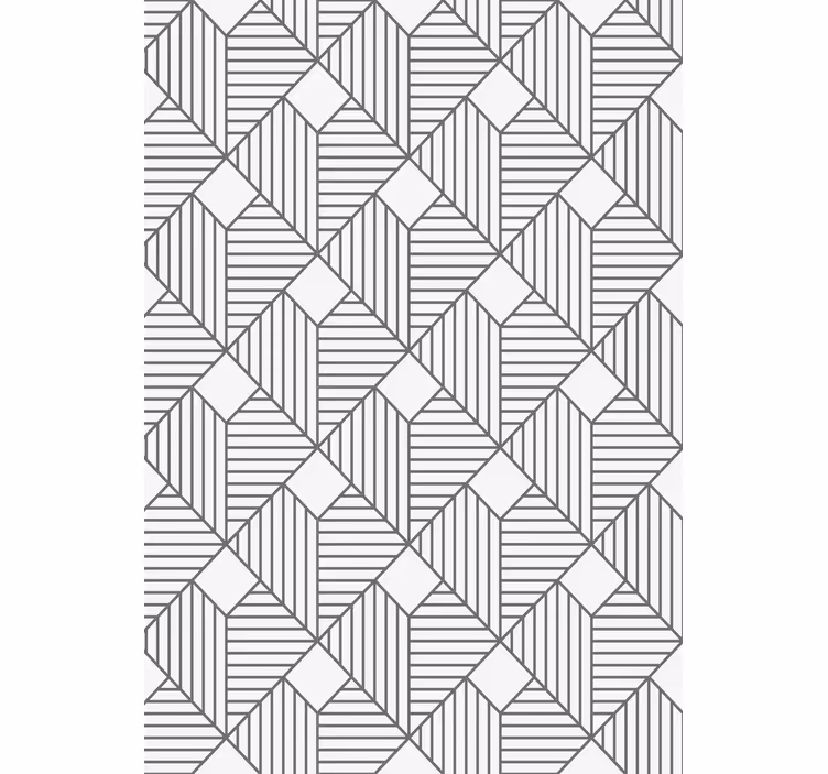 Wallpaper geometric in grey patterned design - TenStickers