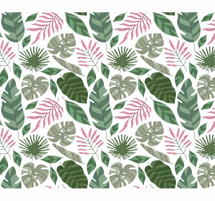 Nature wallpaper tropical leaf designs - TenStickers