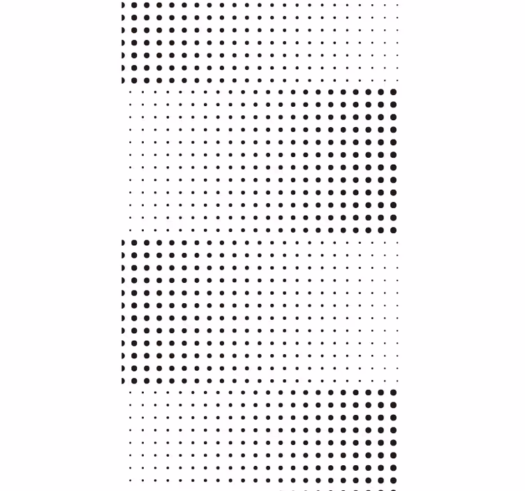 Master bedroom wallpaper black dotted lines - TenStickers