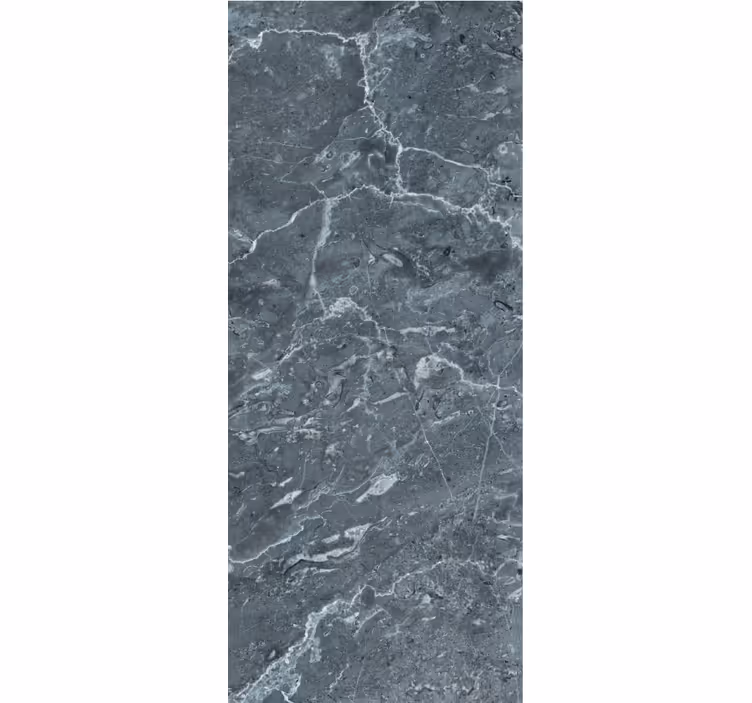 Marble effect wallpaper in modern grey marble - TenStickers