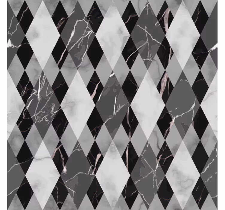 Marble effect wallpaper diamond dark design - TenStickers