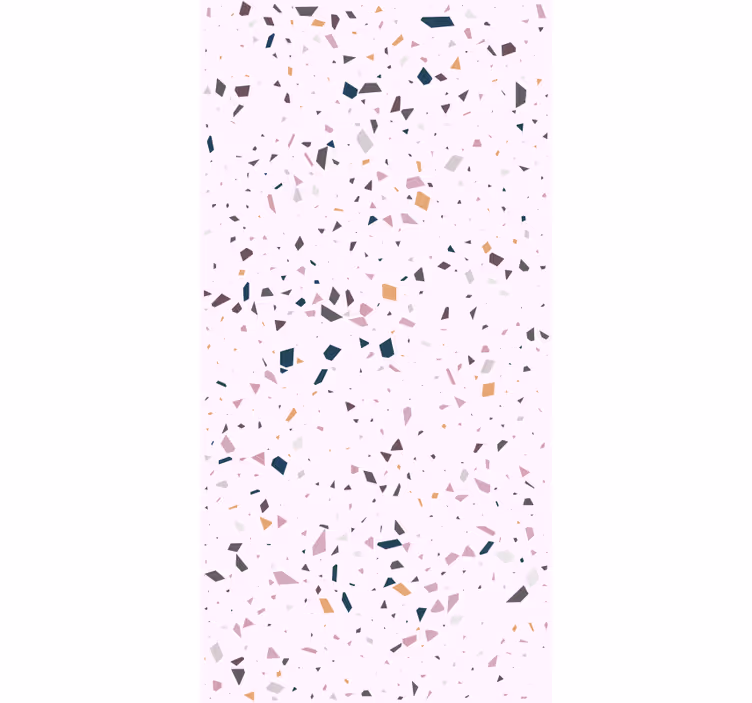 Marble effect wallpaper in colorful geometric shapes - TenStickers