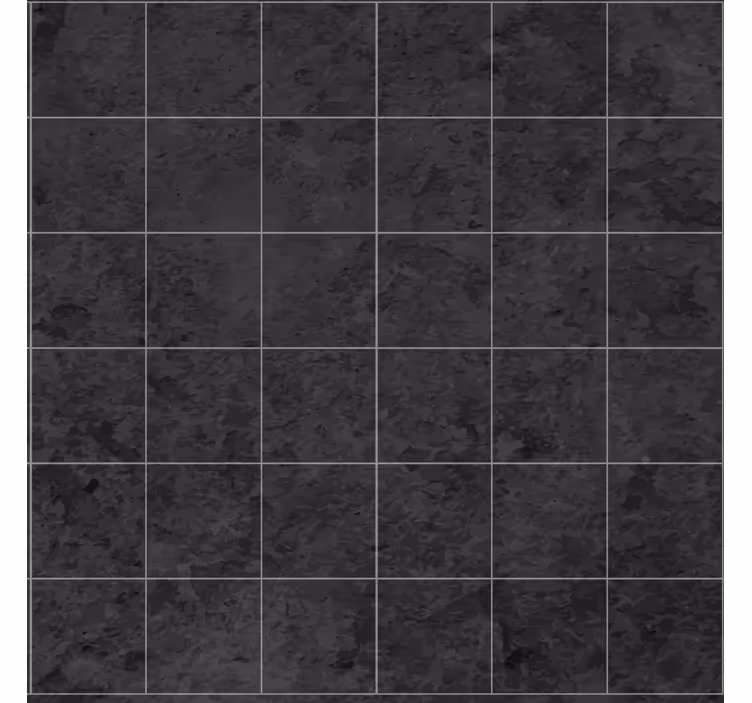 Stone effect wallpaper sleek black squares - TenStickers