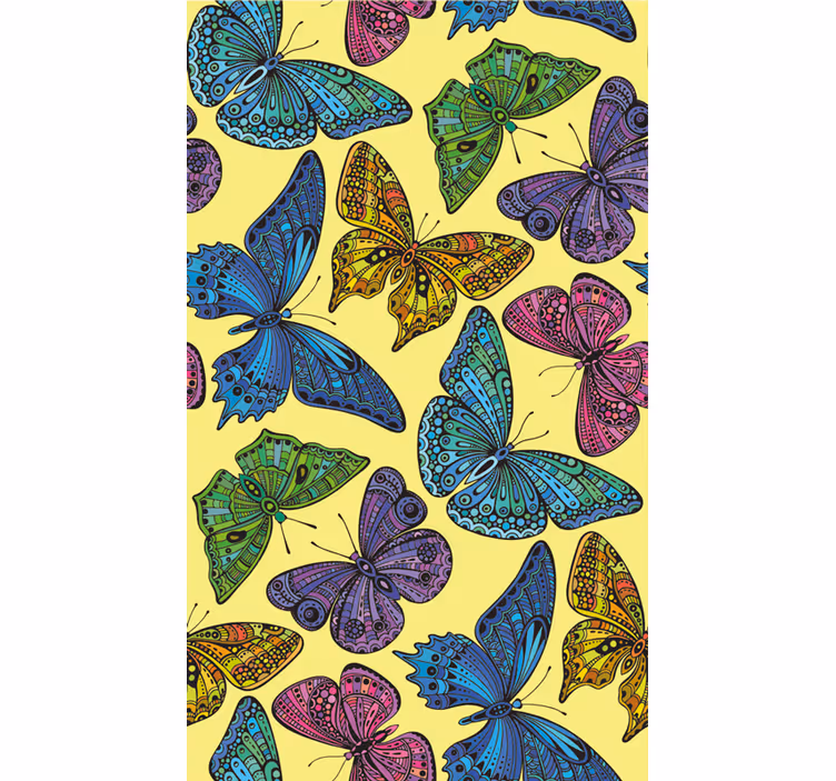 Big multicolor wallpaper childrens room - TenStickers