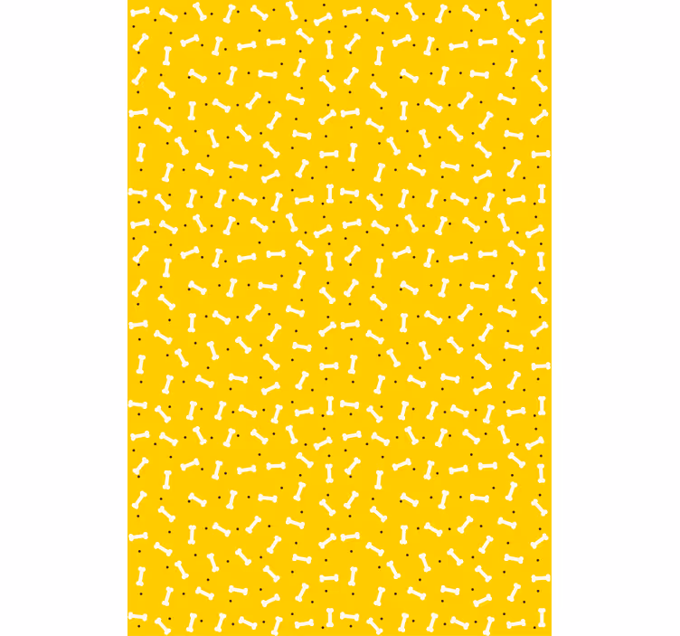 Wallpaper childrens room playful bone design - TenStickers