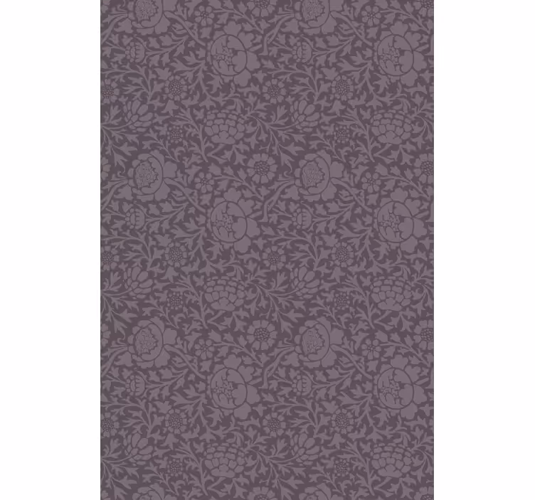 Hallway wallpaper in elegant grey pattern - TenStickers